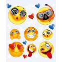 Naplamki - ozdabianie odzieży Emoji 15x20