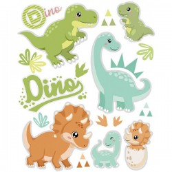 Naplamki - ozdabianie odzieży Dino 15x20