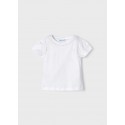 3057 Koszulka z bawełny zrównoważonej dla dziewczynki mayoral wiosna/lato 110cm