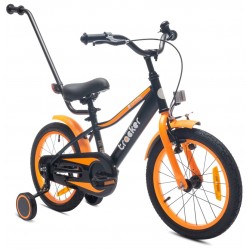 Rower dziecięcy SUN BABY Heart Bike 16' black orange