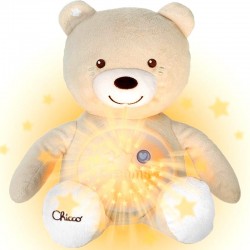 Chicco Baby Bear pluszak z projektorem beżowy