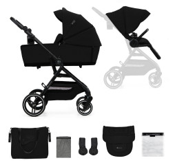 Kinderkraft wózek wielofunkcyjny YOXI 2w1 czarny
